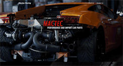 Desktop Screenshot of mactecracing.com